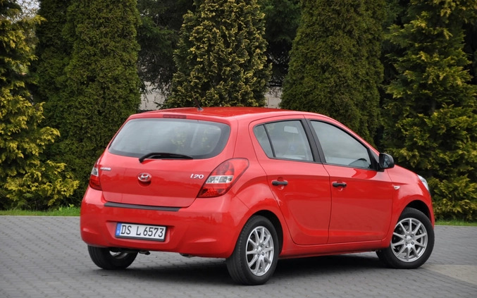 Hyundai i20 cena 15900 przebieg: 220000, rok produkcji 2011 z Ryglice małe 781